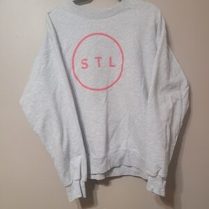 Gray Arch Apparel Sweatshirt with Pink Logo